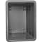 Global Industrial 12 Bushel Plastic Bulk Box Truck, Steel Chassis Base, Gray, 38-2/5L x 28-9/10W x 33H 800314GY - alternate 4